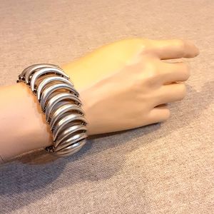 Vintage Mexican Sterling Silver Heavy Bracelet 1960's